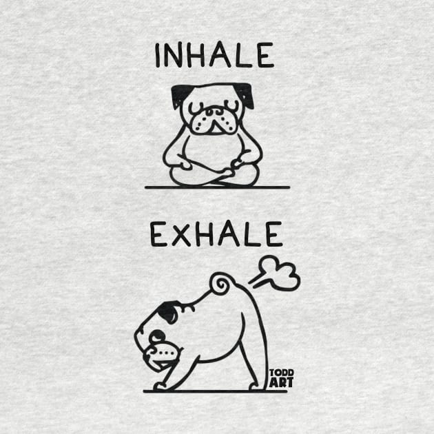 INHALE EXHALE by toddgoldmanart